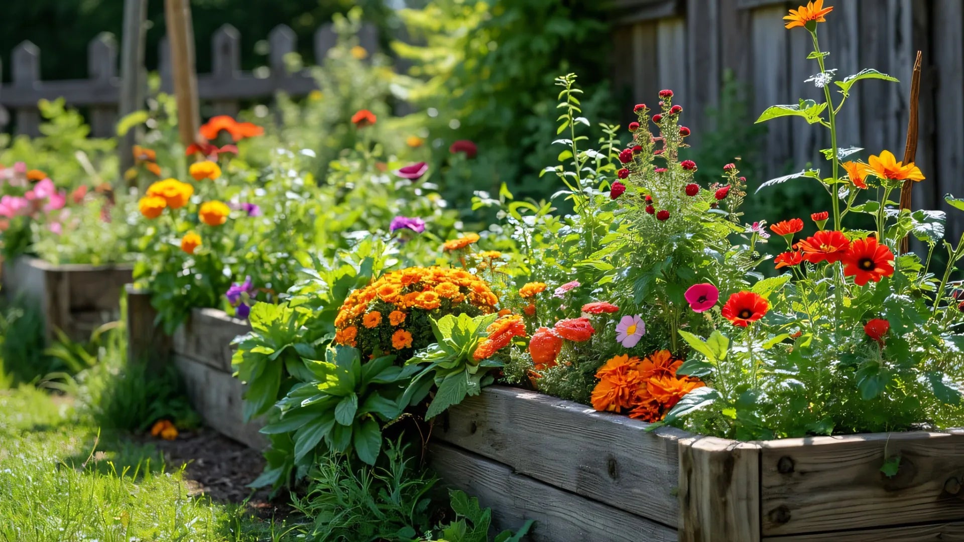 Blühendes Hochbeet: Diese Blumen ziehen jetzt Bienen und Schmetterlinge an